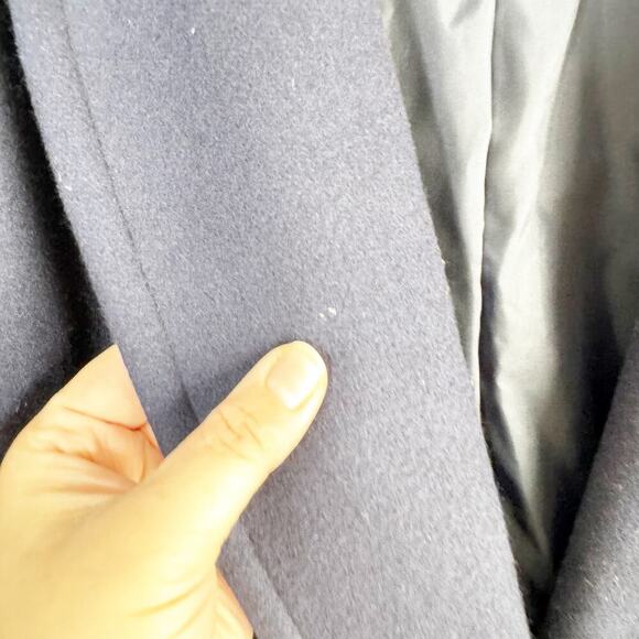 VTG STUDIO Michelle Stuart Wool Blend Sailor Style Peacoat Long Length Size 10 - Picture 4 of 16